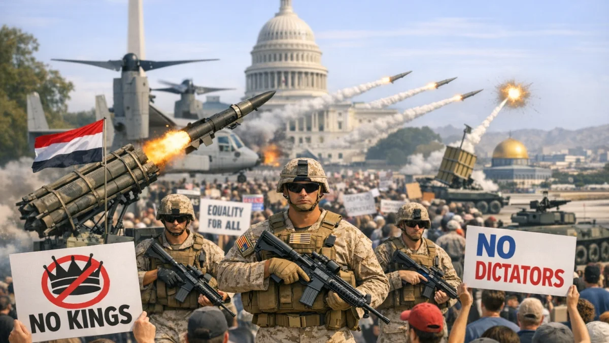 No Kings Protests Draw Large Crowds Across United States