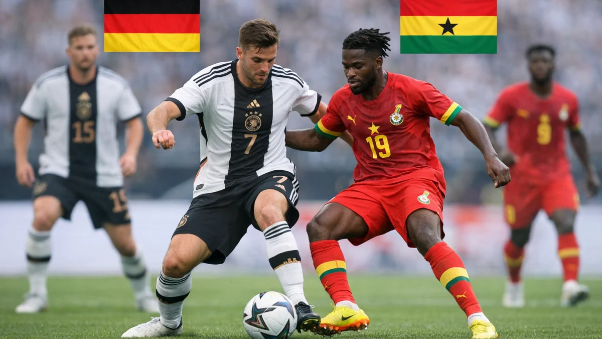 Germany Draws Ghana in Competitive Friendly Amid Squad Rotation