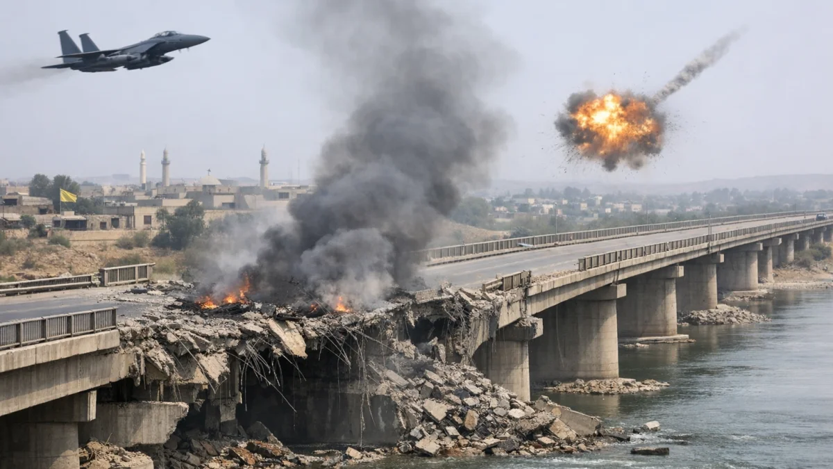 US Forces Strike Key Iranian Bridge Amid Escalating Conflict