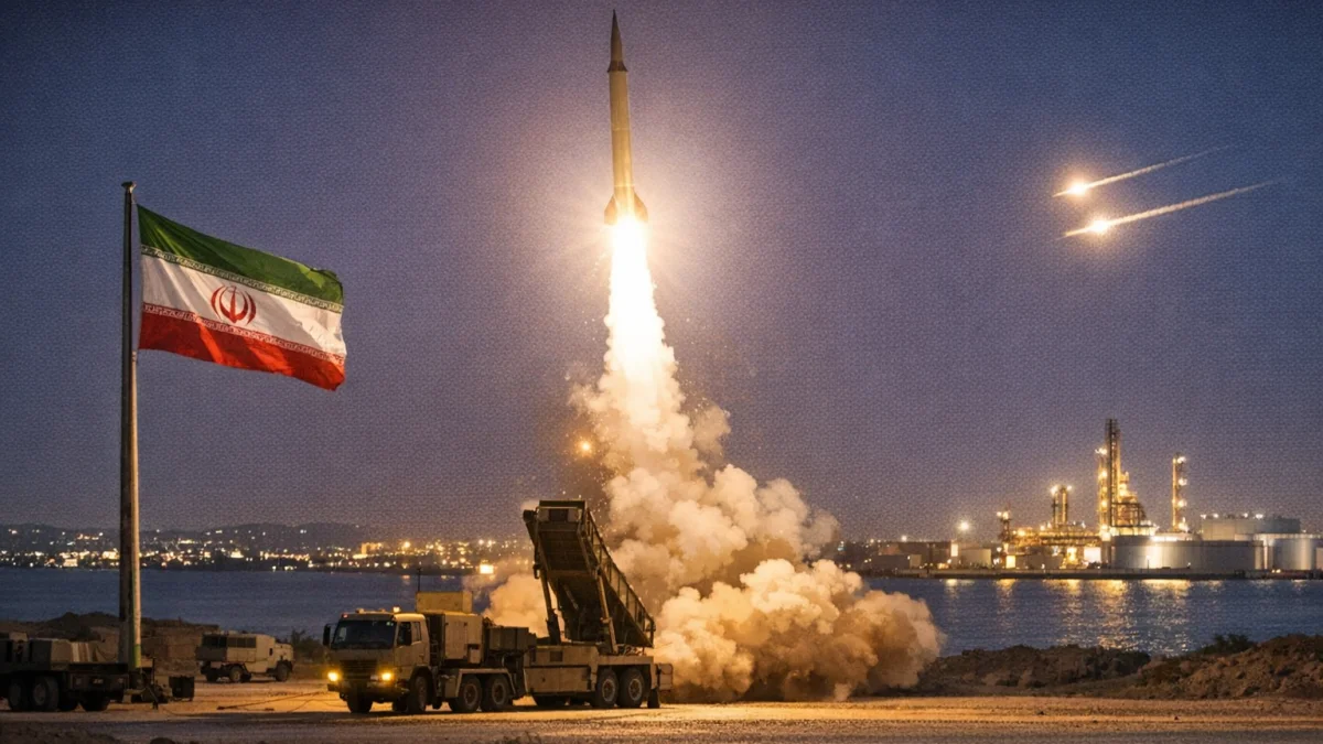 Iran Launches Retaliatory Attacks On Gulf States Targets
