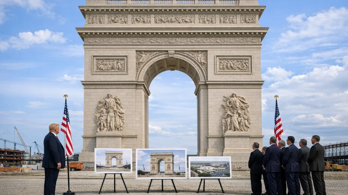 Trump Administration Unveils Designs for Proposed 250-Foot Triumphal Arch