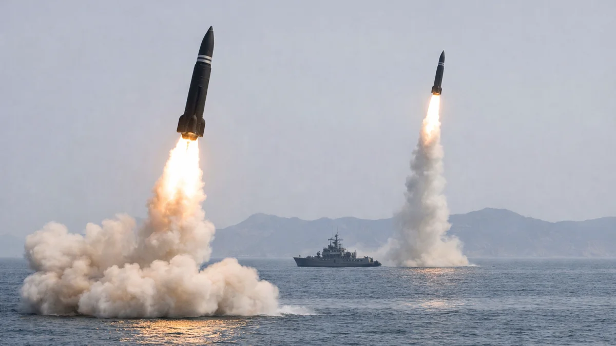 North Korea Fires Ballistic Missiles Toward Eastern Sea