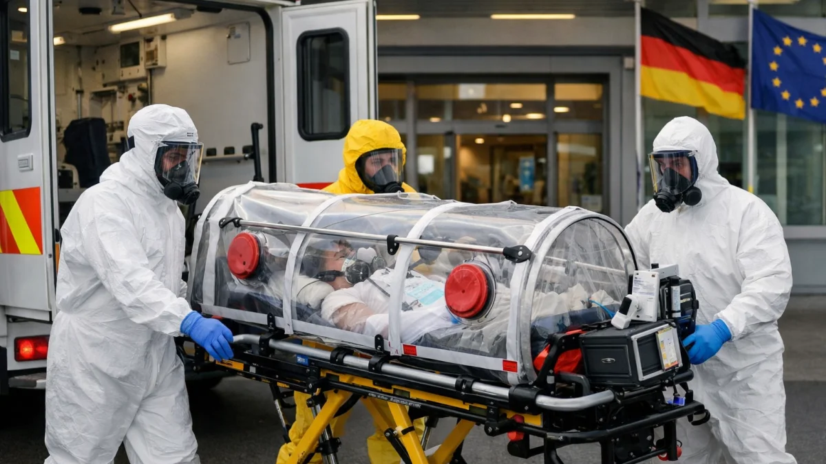 US Ebola Patient Evacuated from Congo Arrives in Stable Condition in Germany
