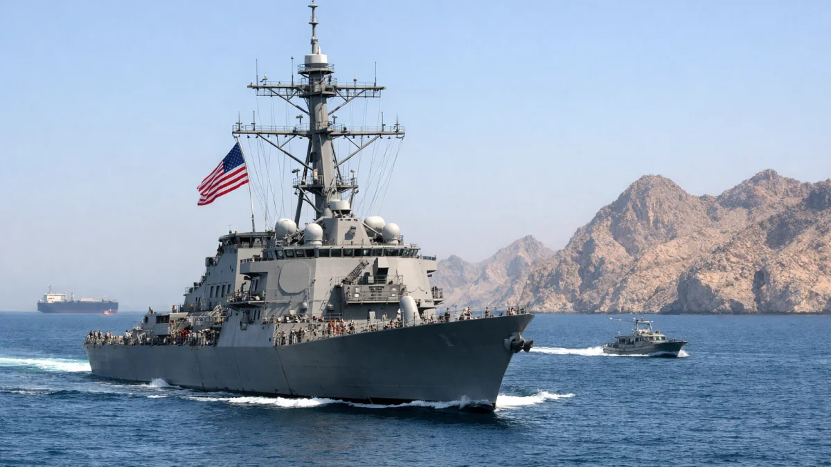 US Denies Iranian Claim of Missile Strike on Navy Vessel in Hormuz