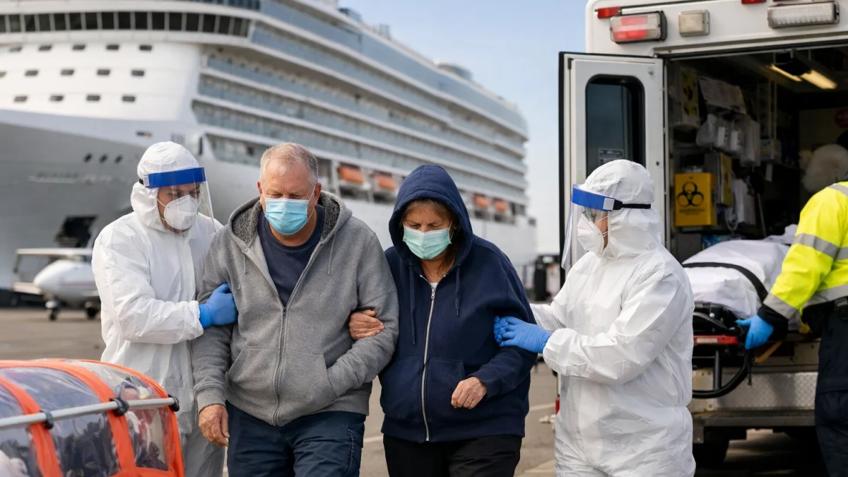 Hantavirus Stricken Cruise Ship Passengers Return to US for Monitoring