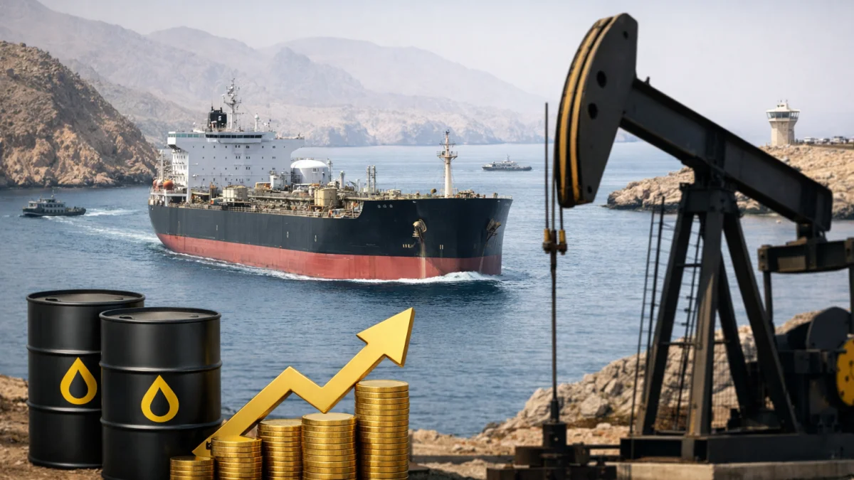 Oil Prices Rise as Iran Tensions Threaten Strait of Hormuz Shipping