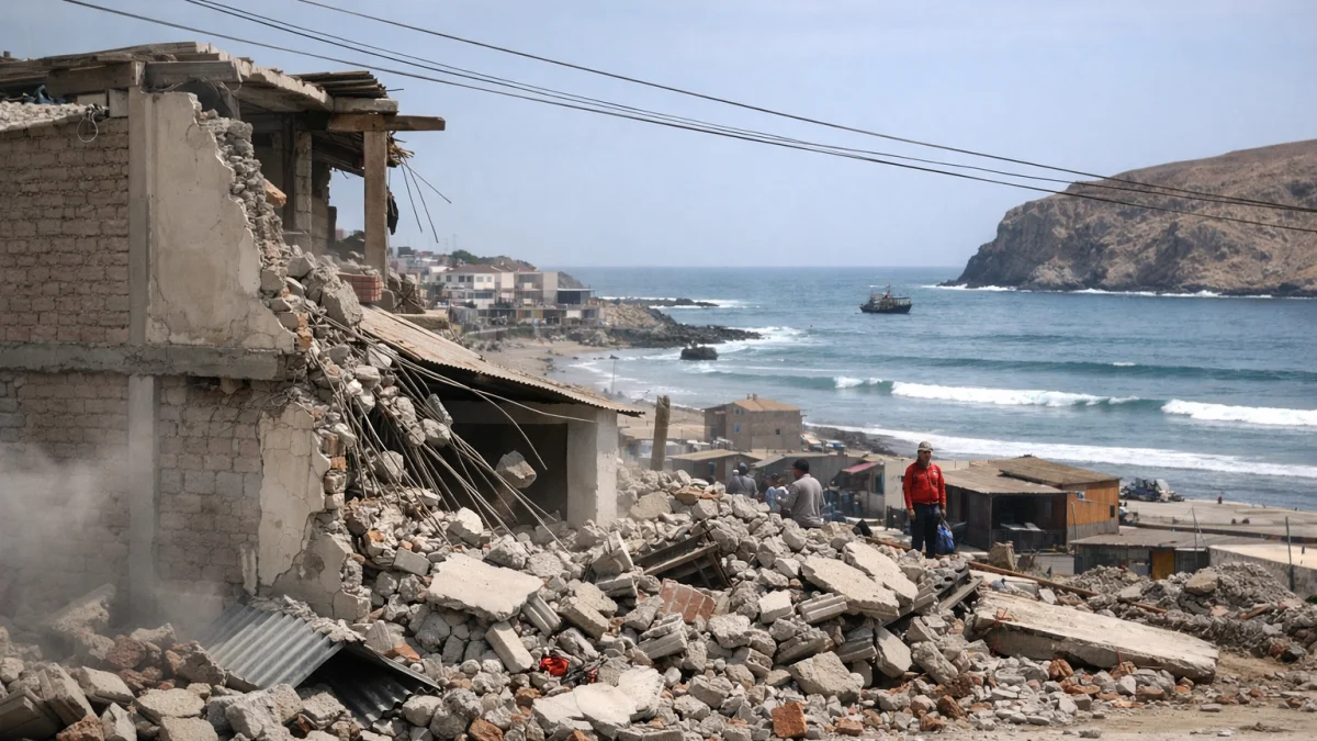 5.9 Magnitude Earthquake Strikes Near Peru’s Coastal Region