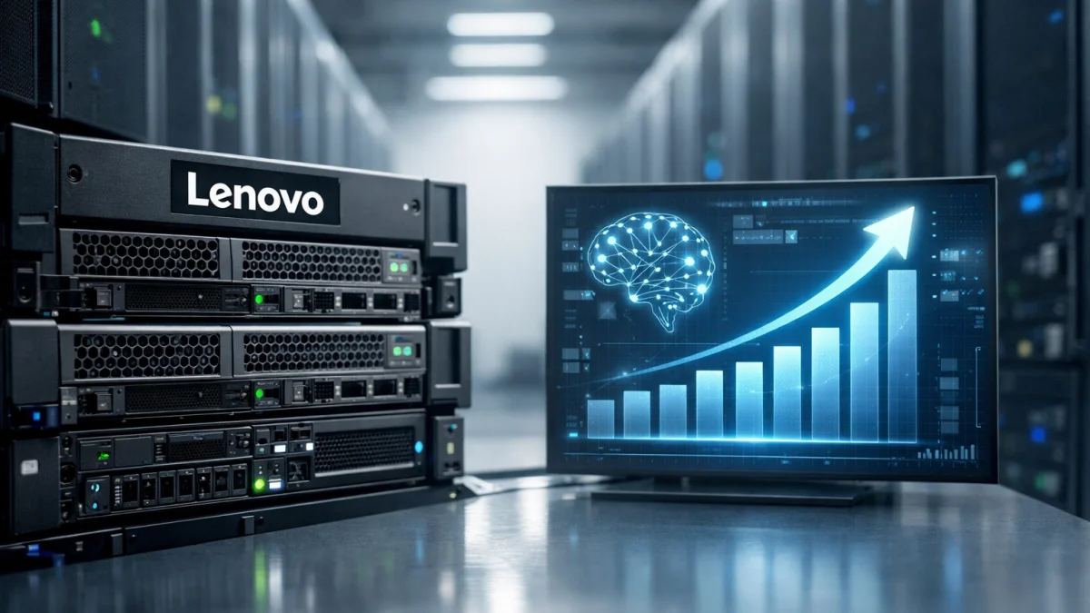 Lenovo Reports Record Revenue Driven by Expanding AI Server Demand