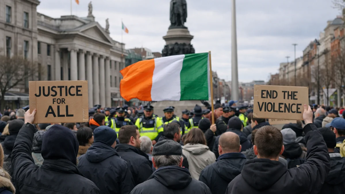 Dublin Street Death Sparks Fresh Protests Across Irish Capital