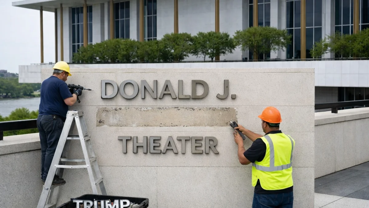 Judge Orders Removal of Trump Name from Kennedy Center