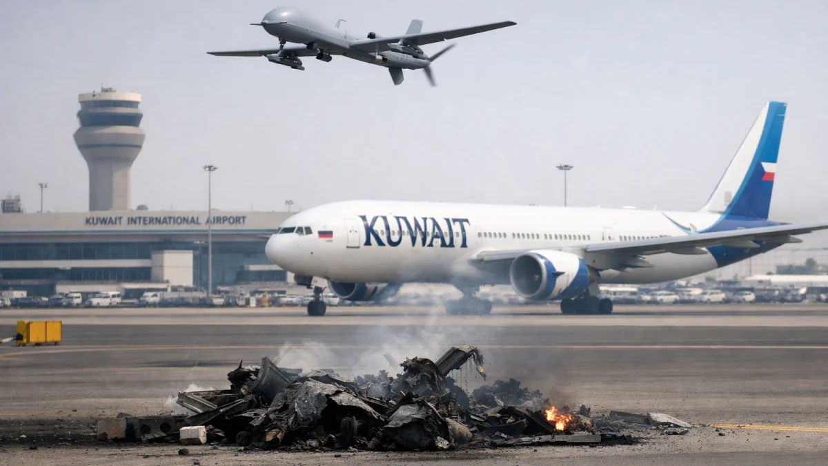 Iran Launches Drone Strike on Kuwait Airport Killing One
