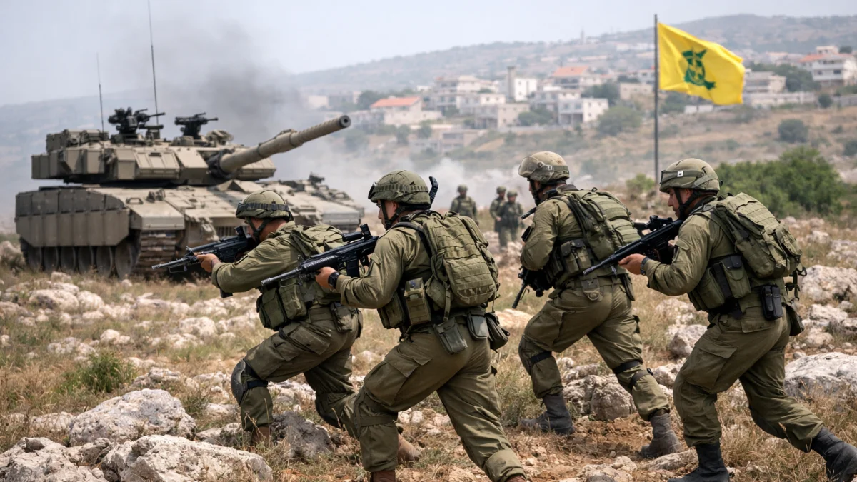 Israeli Forces Launch Ground Operation in Southern Lebanon After Rocket Attacks