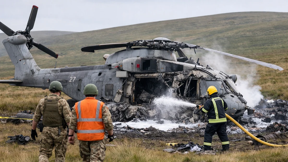 Royal Navy Commando Lily-Mae Fisher Killed in Merlin Mk4 Crash