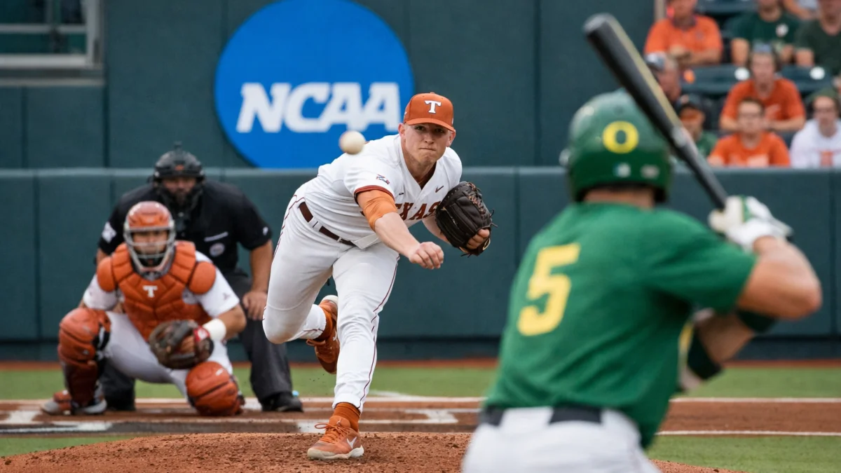 Texas and Oregon Clash in NCAA Baseball Super Regionals Opener