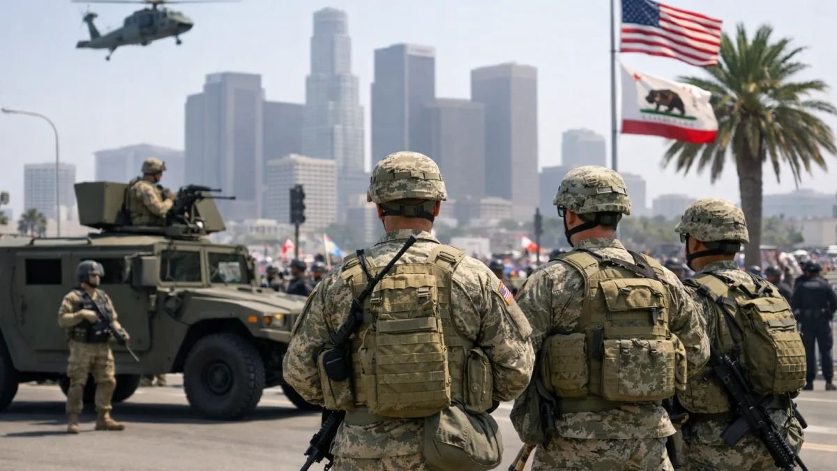 National Guard Arrives in LA as Protests Intensify Over Immigration Policy