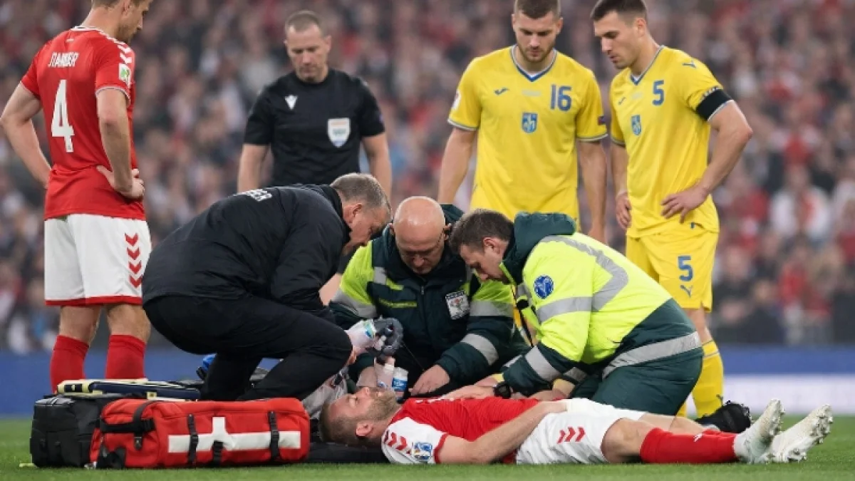 Christian Eriksen Collapses During Denmark-Ukraine Friendly Match