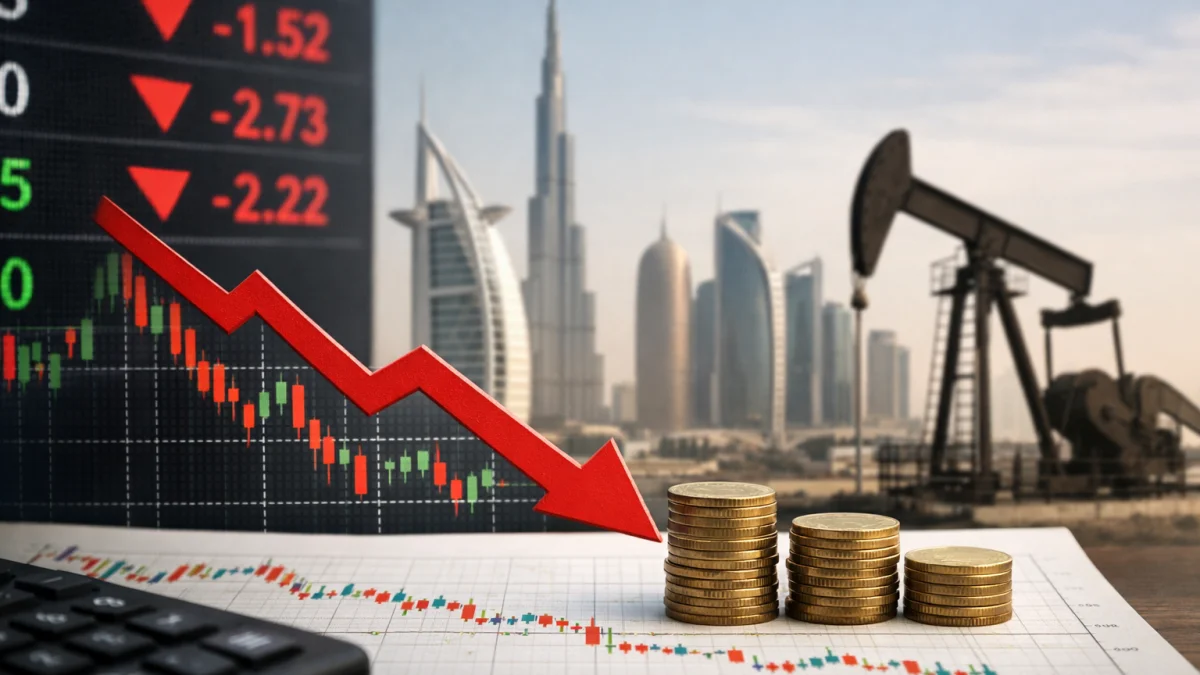 Gulf Markets Slide as Middle East Tensions Rattle Investors