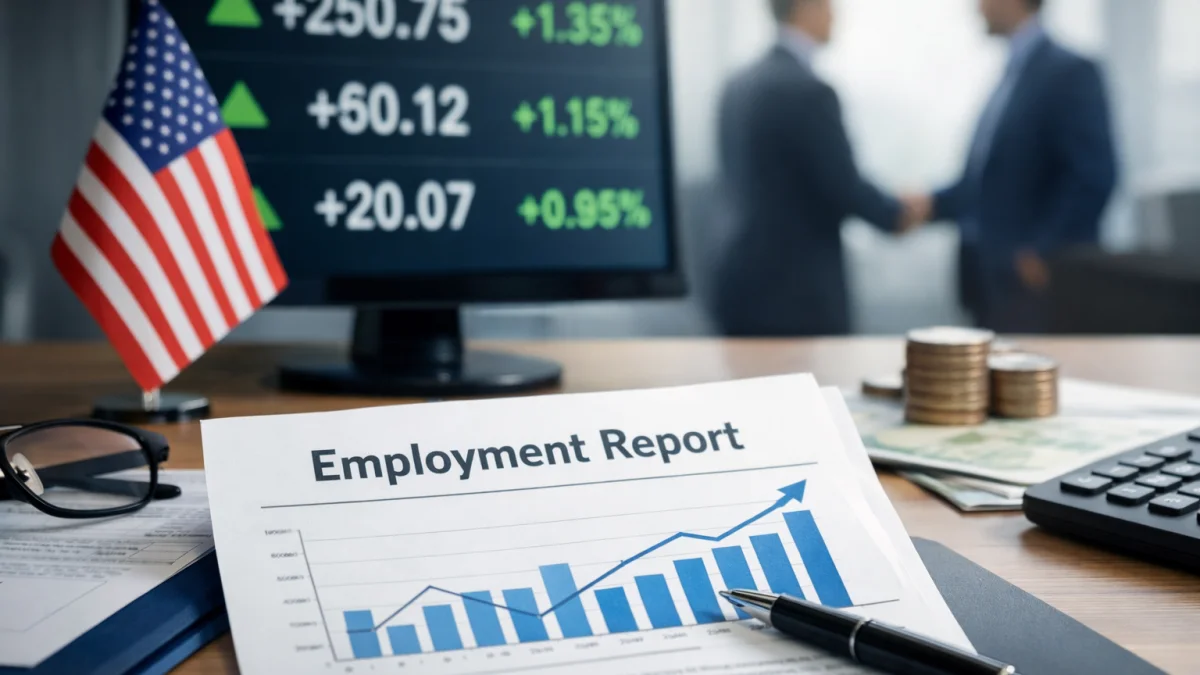 US Jobs Report Exceeds Expectations Boosting Market Optimism