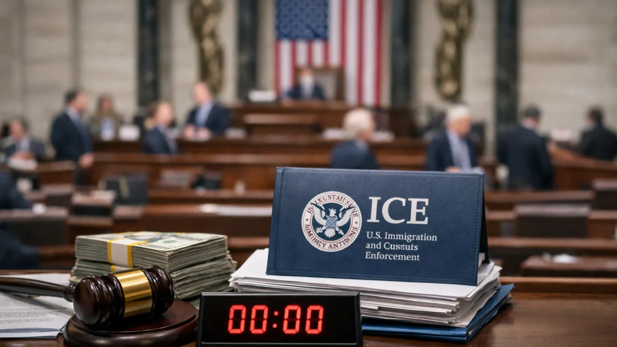 Republican Disputes Delay Key ICE Funding Vote for Weeks