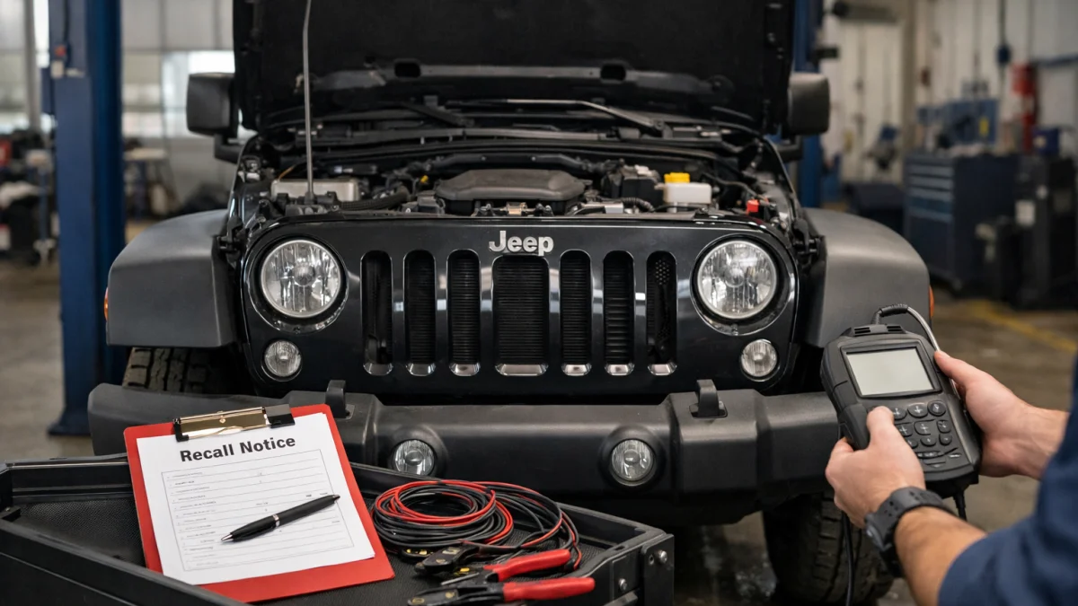 Major Jeep Recall Issued Over Potential Wiring Fire Hazard