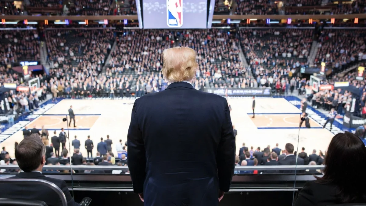 Trump Booed by Crowd During Historic NBA Finals Appearance