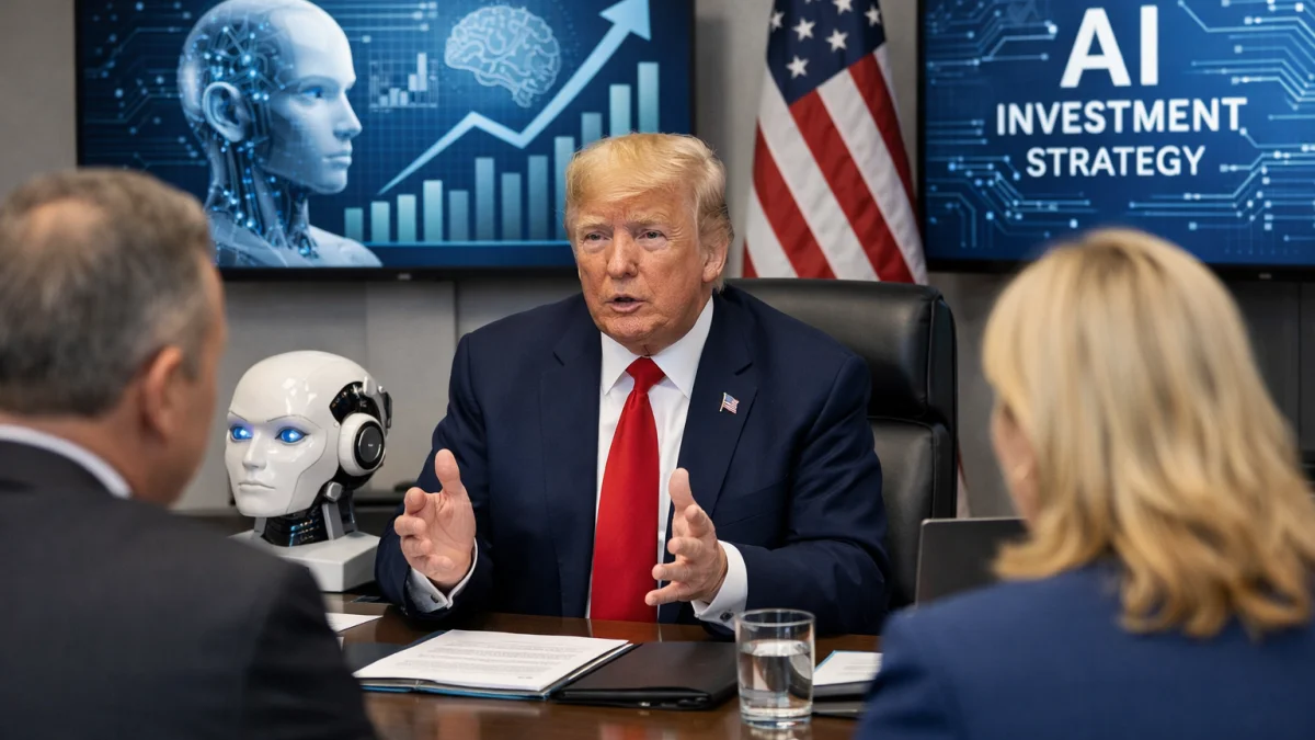 Trump Discusses Public Returns From AI Technology Investments