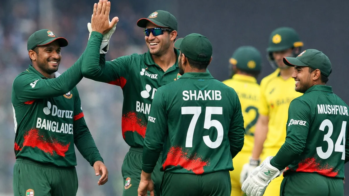 Bangladesh Stuns Australia by 86 Runs in ODI Opener