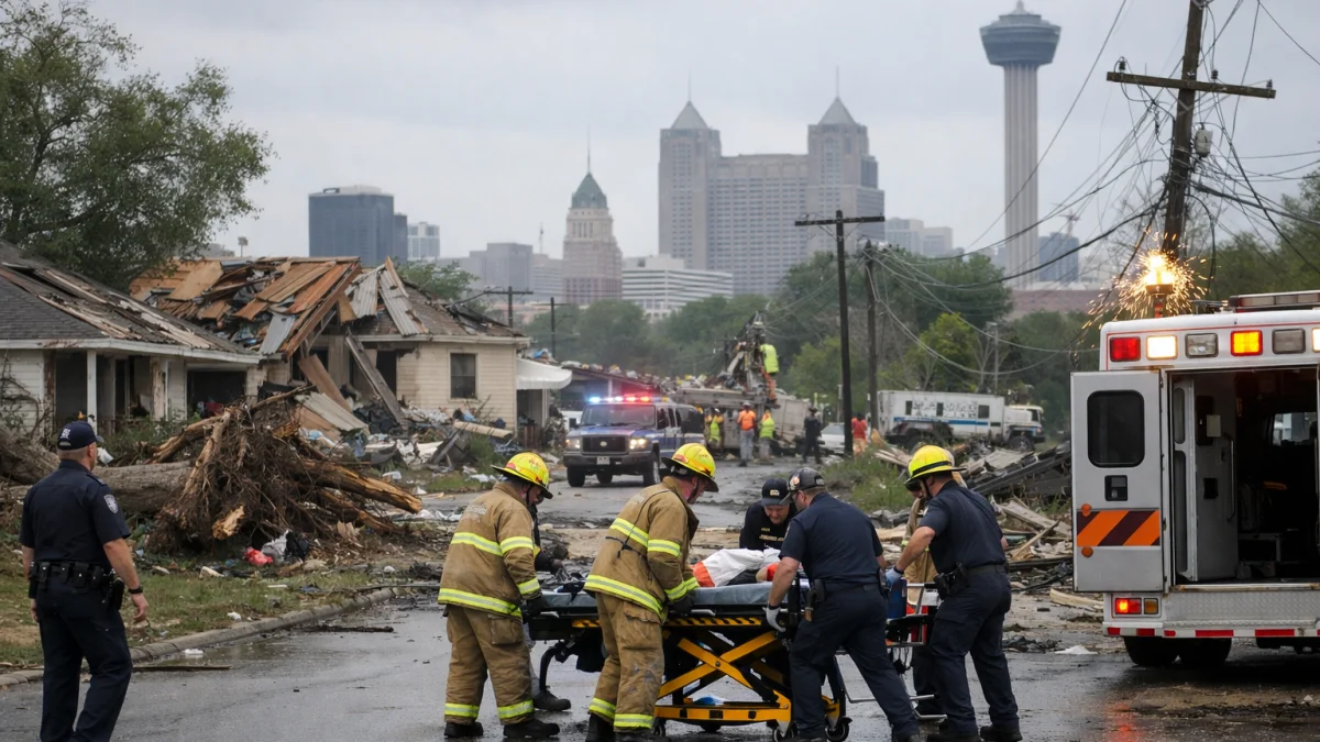 Deadly Storms Batter San Antonio Leaving Multiple Casualties and Power Outages