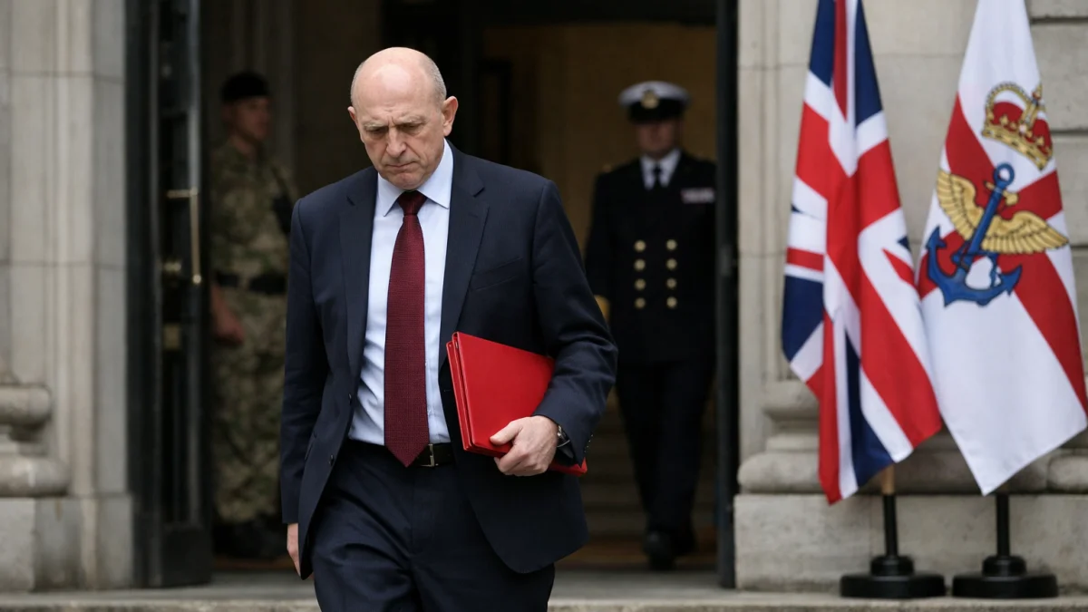 UK Defence Secretary John Healey Resigns Over Military Spending Dispute