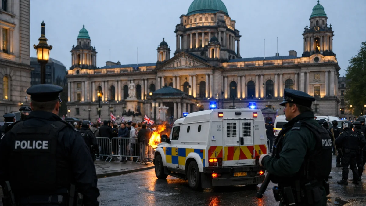 Anti-Immigrant Unrest Flares Again in Belfast After Stabbing Incident