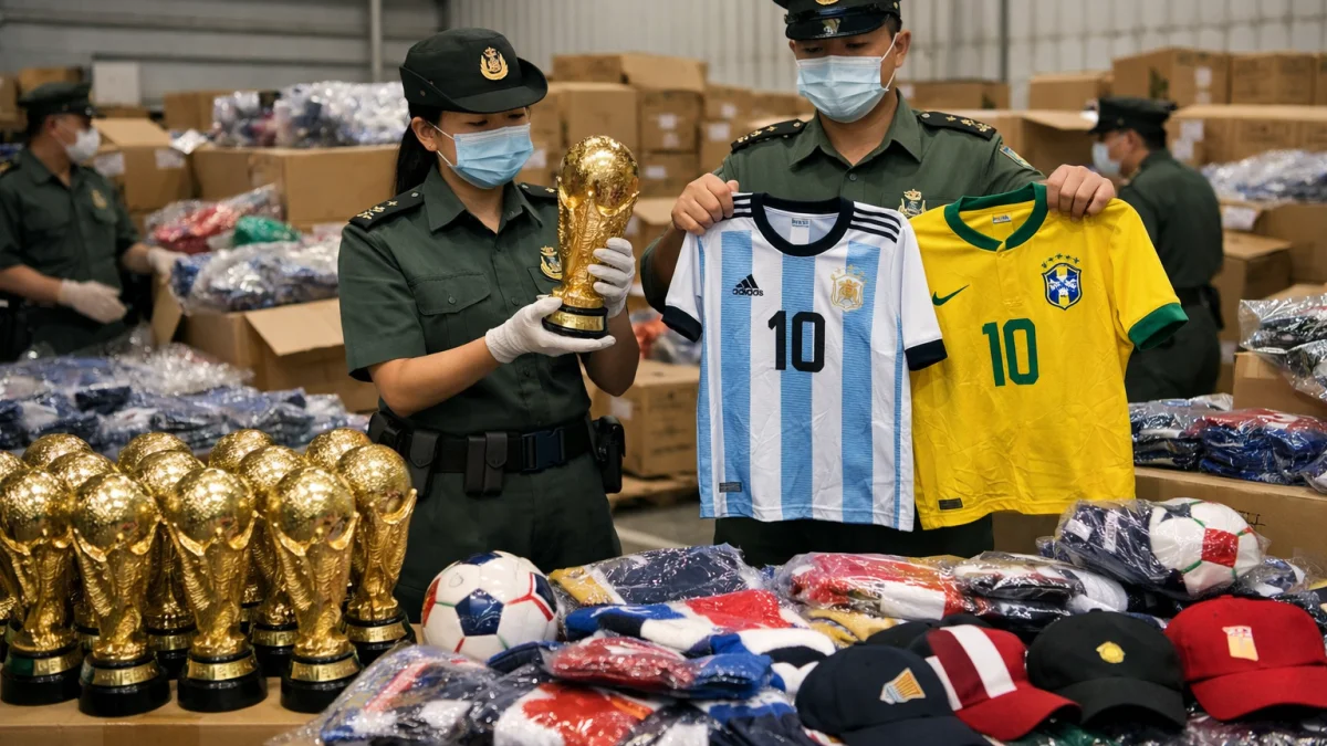 Hong Kong Seizes Millions in Counterfeit World Cup Merchandise