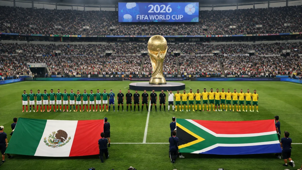 Mexico Faces South Africa in 2026 FIFA World Cup Opening Match