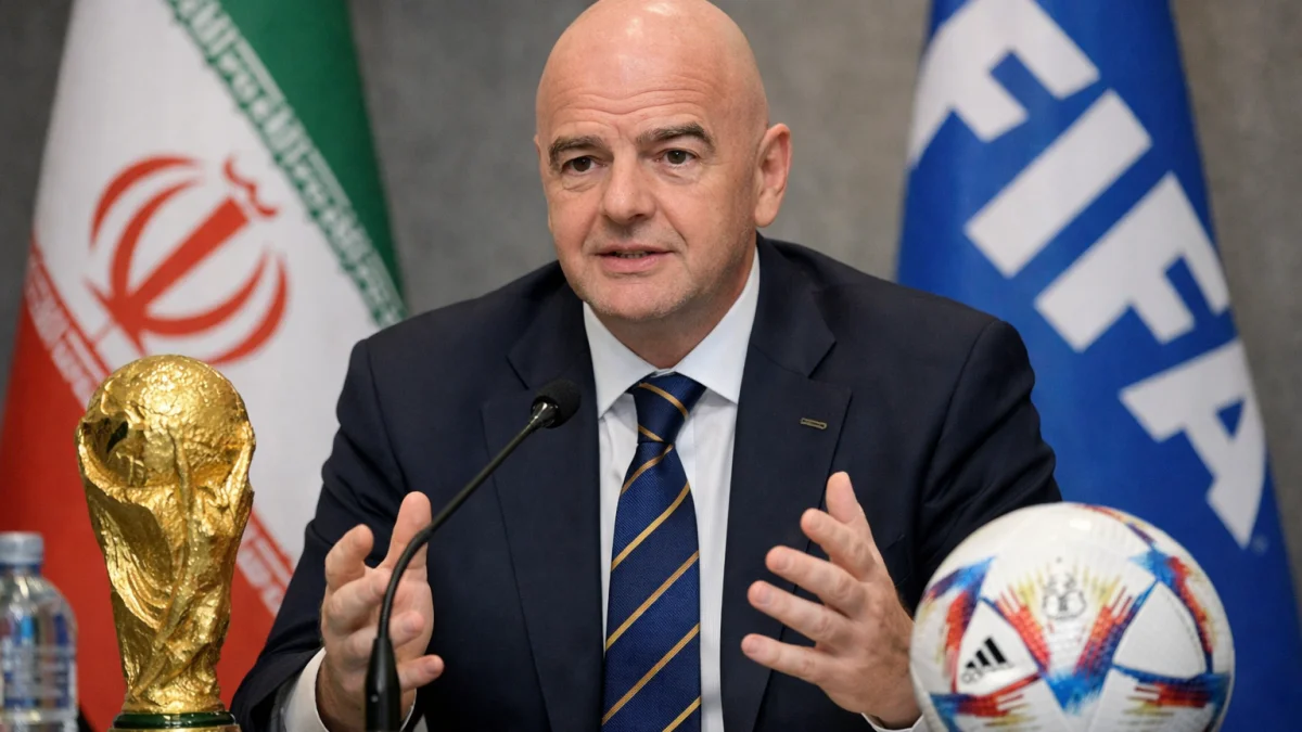 FIFA President Says He Is Relieved Iran Remains in World Cup Despite War
