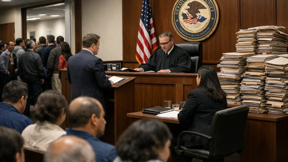 DOJ Immigration Court Backlog Grows as BIA Membership Cut Nearly in Half