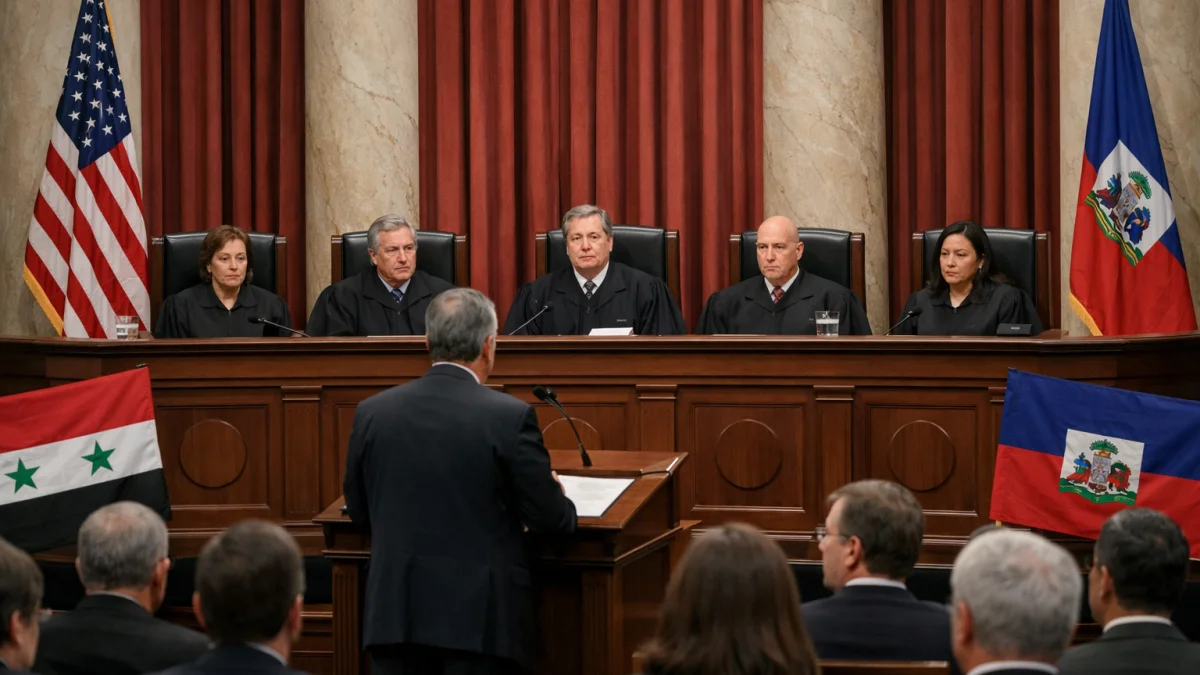 Justices to Hear Argument on Syrian and Haitian Temporary Protected Status