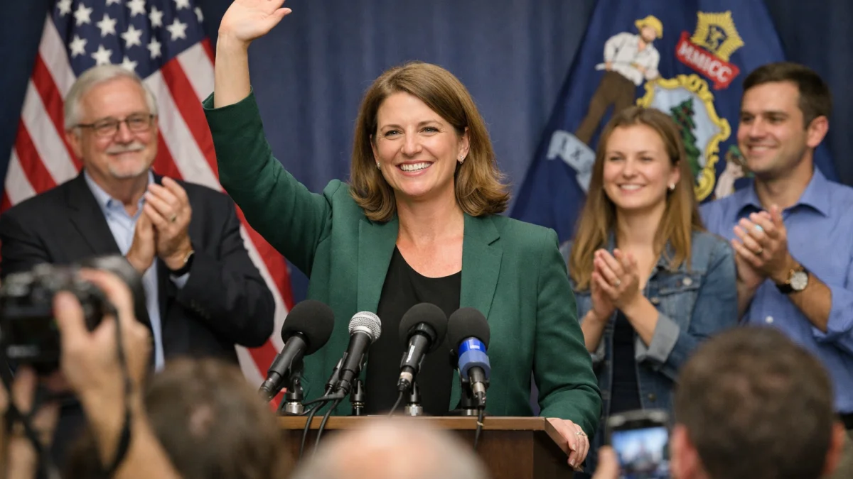 Maine Progressive Wins Democratic Primary in Crowded Congressional Race