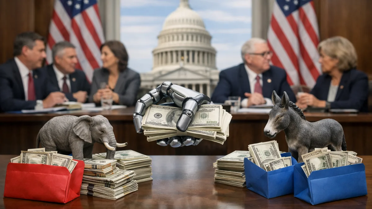 AI Industry Groups Pour Money Into Both Parties Ahead of Midterm Elections