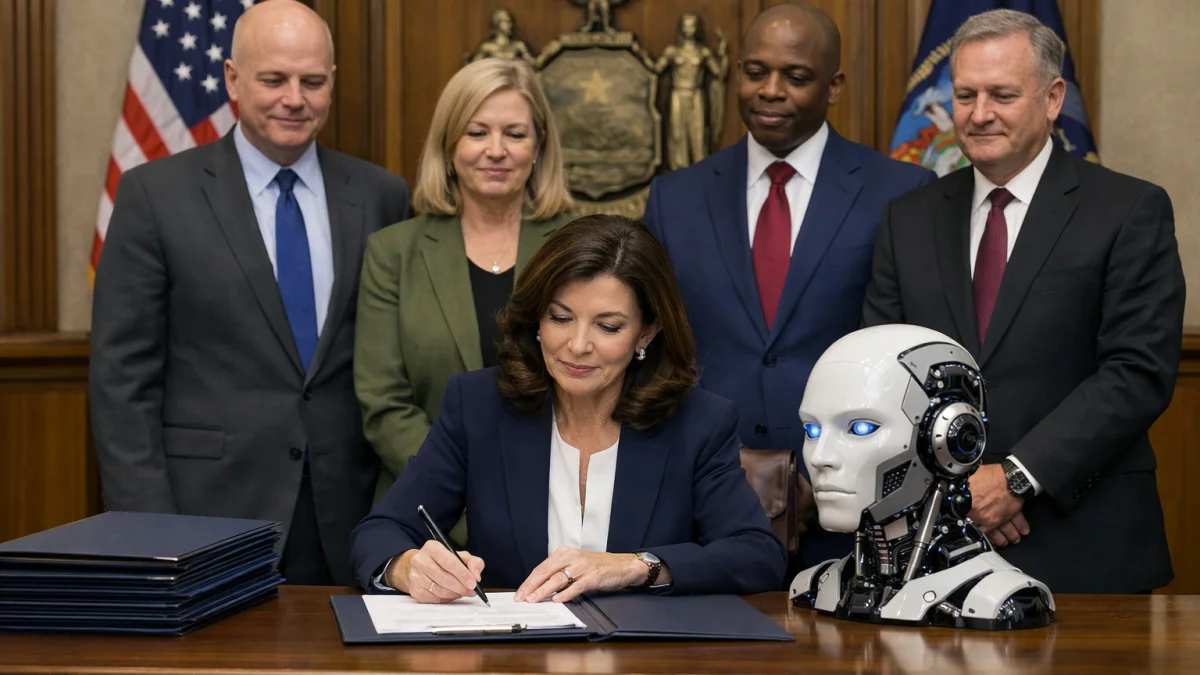 New York Governor Signs Seven AI Bills Into Law Friday
