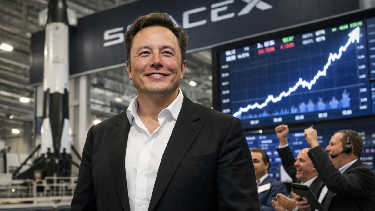 Elon Musk Becomes World's First Trillionaire Following SpaceX Stock Market Debut