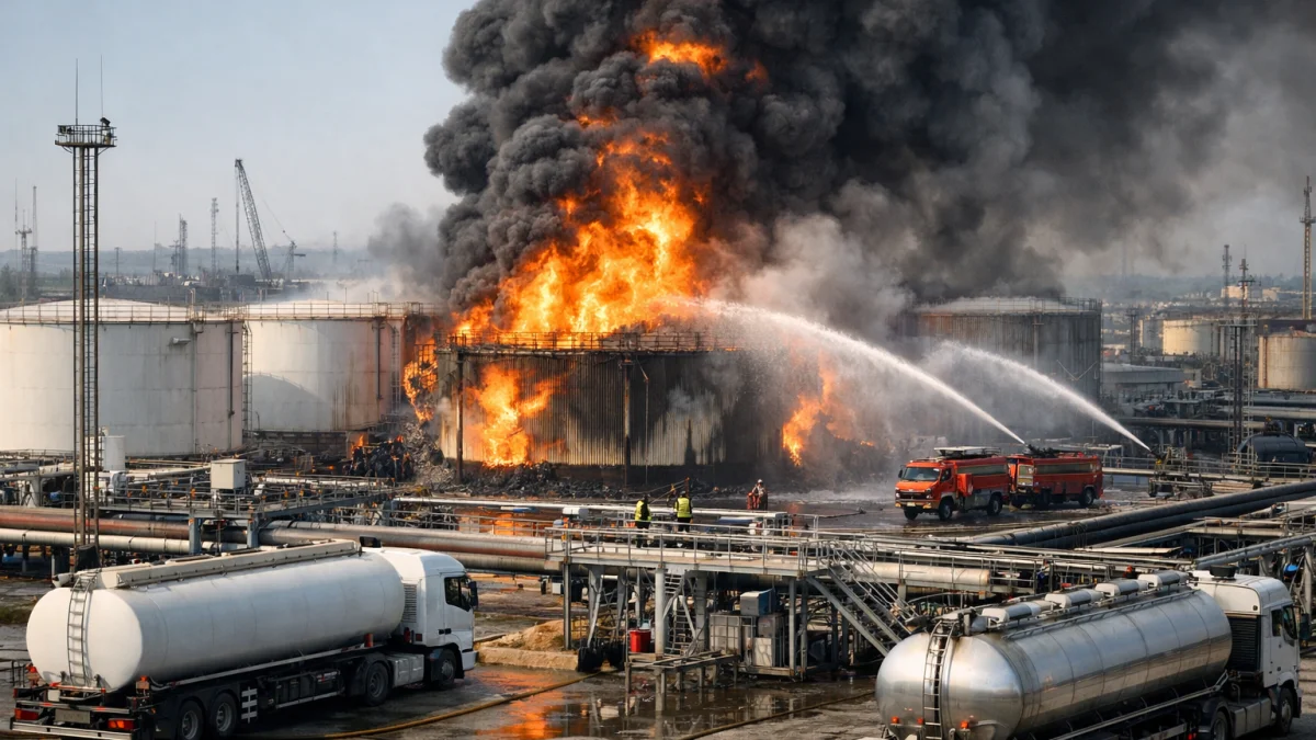 Ukraine Strikes Fuel Supplies in Russian-Held Crimea Sparking Local Crisis