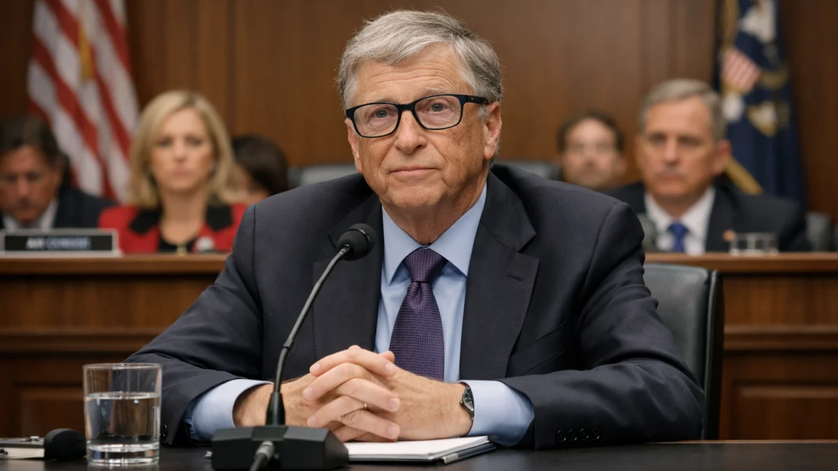 Bill Gates Testifies on Past Epstein Meetings During House Probe