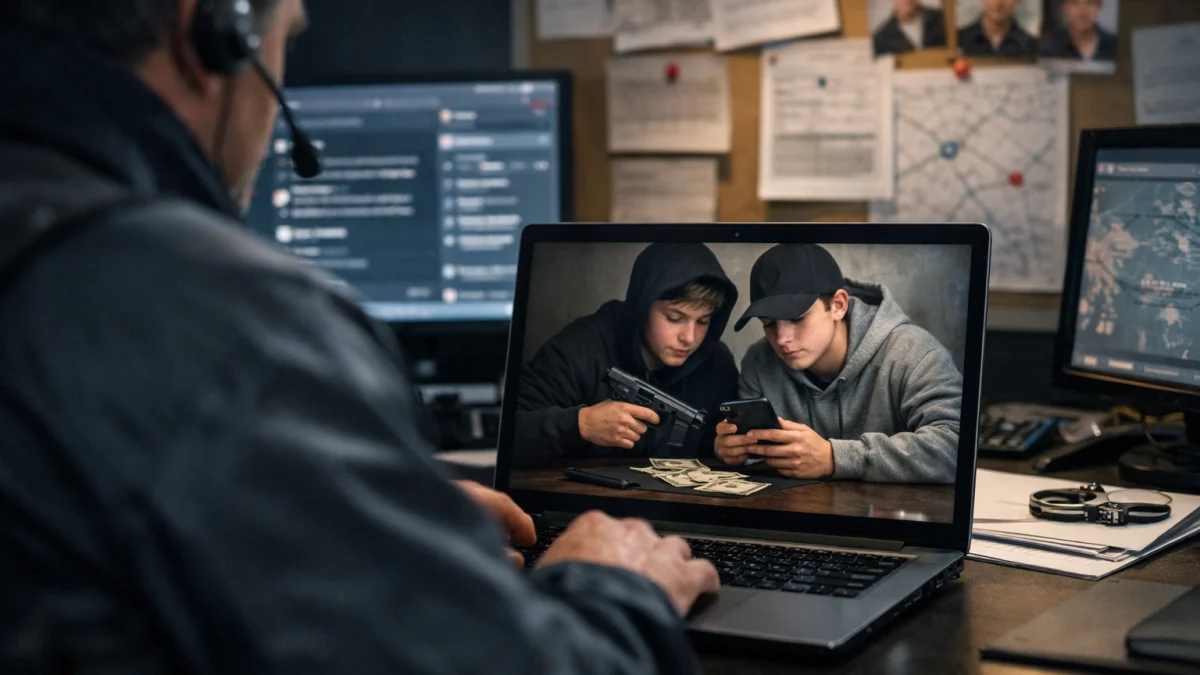 Criminal Organizations Recruit Teenagers Online for Violent Crimes