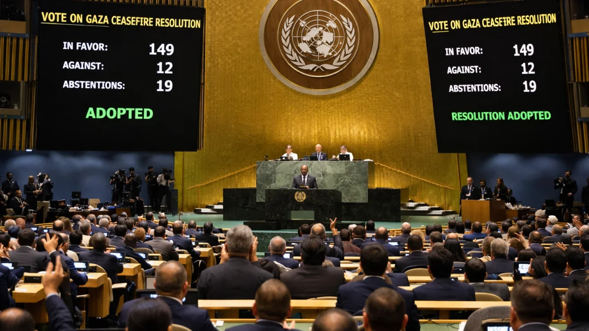 UNGA Adopts Resolutions on Gaza Ceasefire and Related Humanitarian Issues
