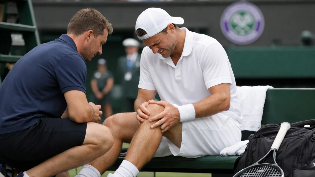 Wimbledon Player Withdraws Due to Knee Injury Before Tournament