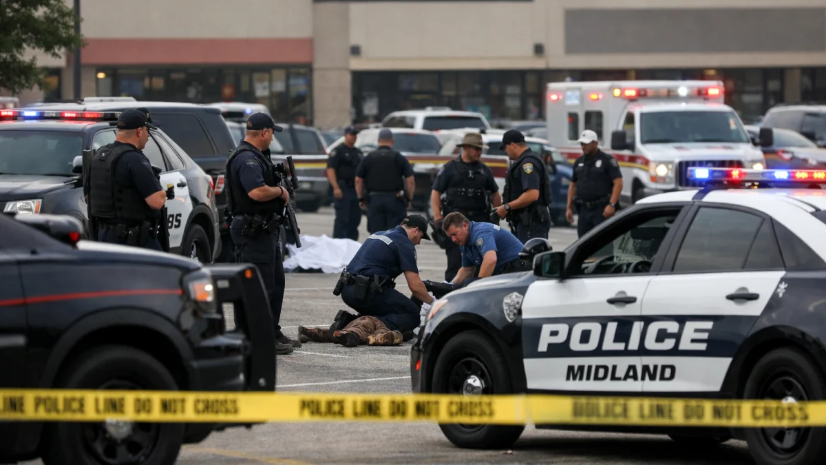 Gunman Kills One and Wounds Ten in Midland Texas Shooting Before Dying