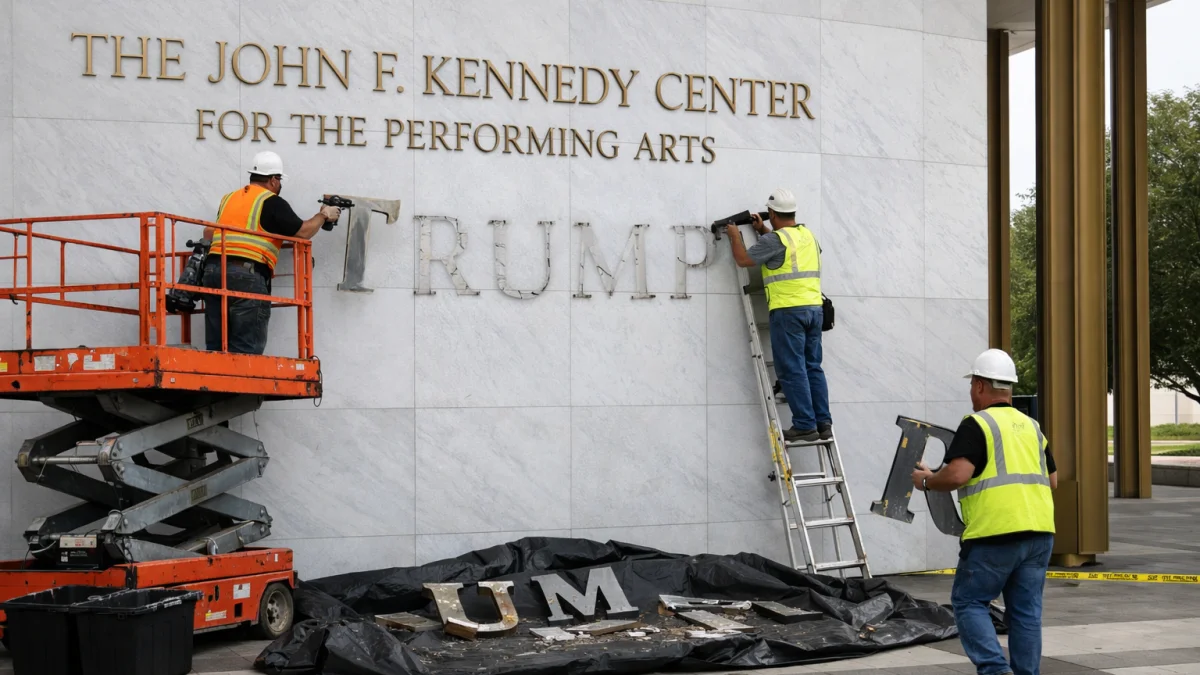 Judge Orders Kennedy Center to Remove Trump Name by Friday Deadline