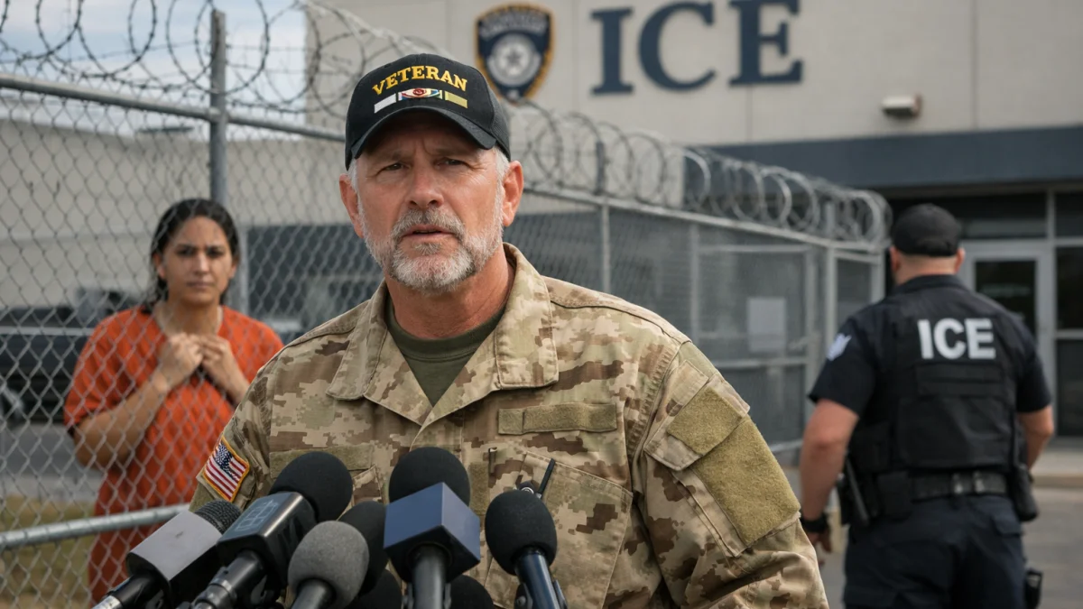 Veteran Calls on ICE to Release Wife from Detention