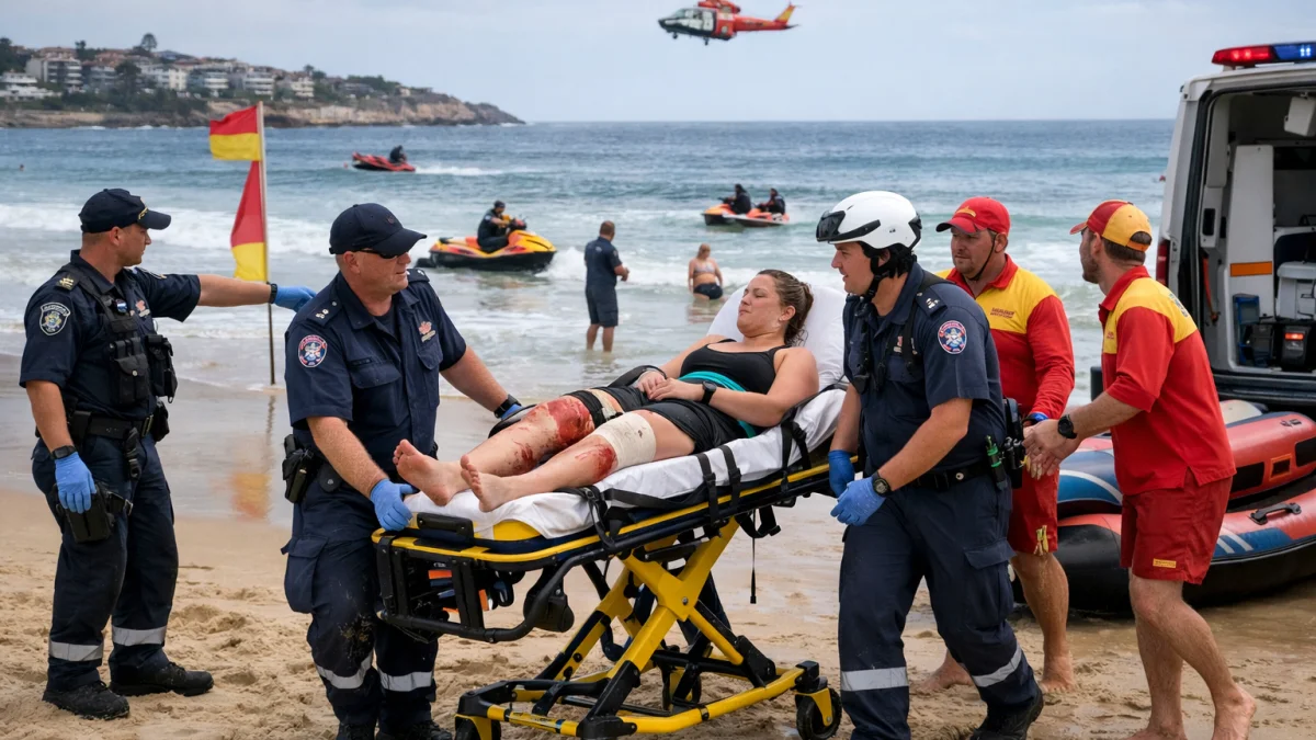 Shark Attack Injures Woman Off Sydney Beach