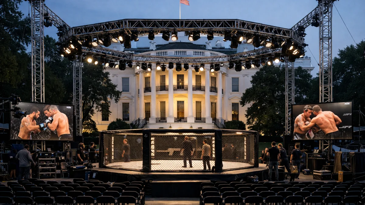 White House Prepares to Host UFC Fight Series on Trump's 80th Birthday Evening