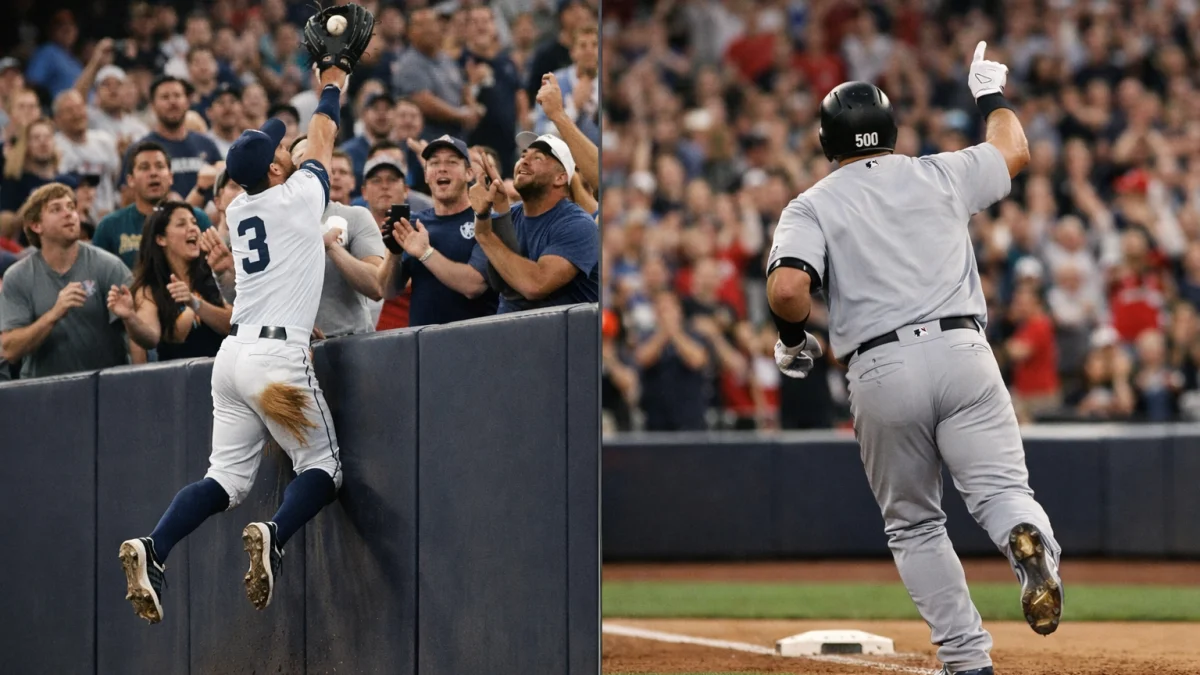MLB Highlights Feature Home Run Robberies and Milestone Hits